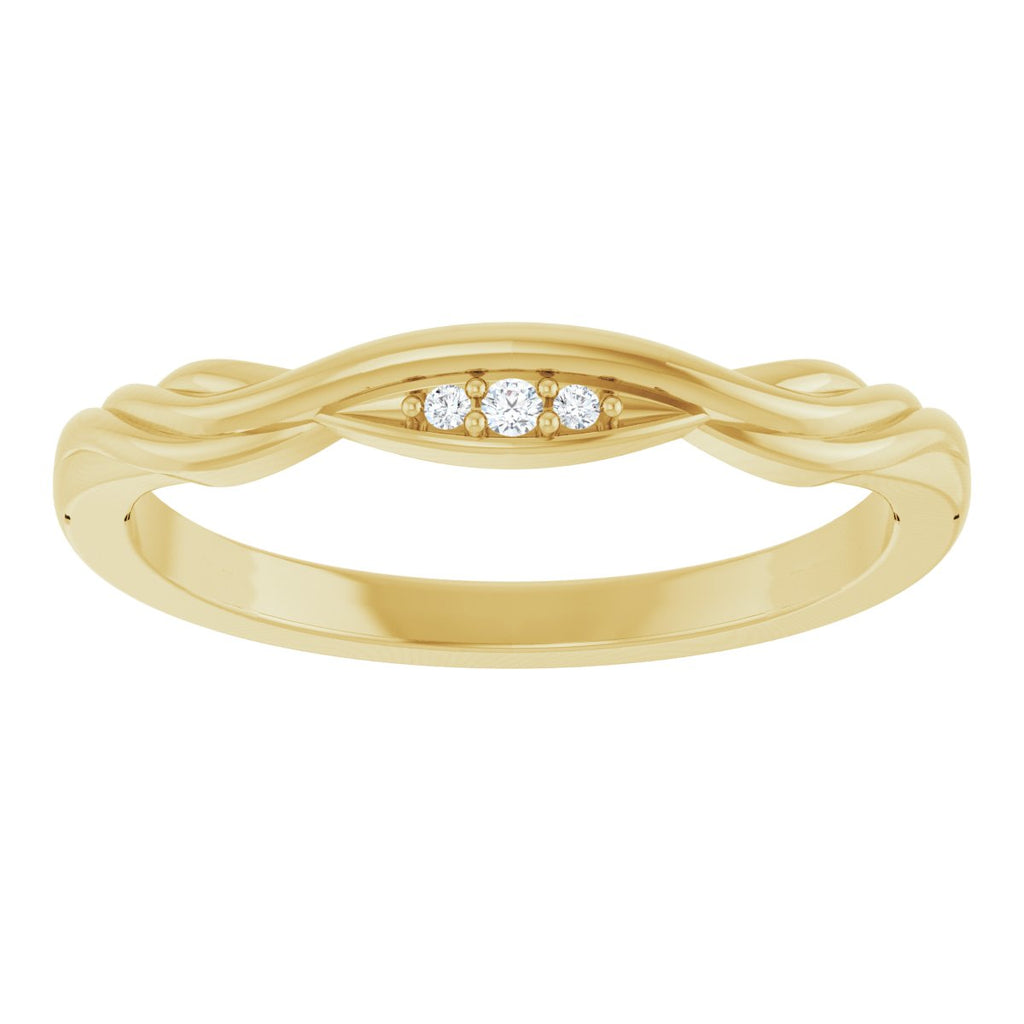 Accented Engagement Ring or Band