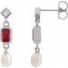 Accented Pearl Earrings