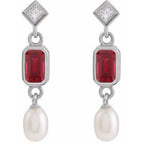 Accented Pearl Earrings