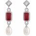 Accented Pearl Earrings