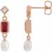 Accented Pearl Earrings