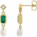 Accented Pearl Earrings