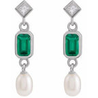Accented Pearl Earrings