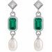 Accented Pearl Earrings