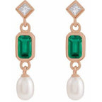 Accented Pearl Earrings