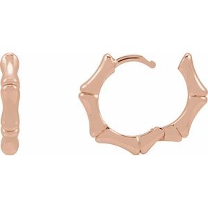 Bamboo Hoop Earrings
