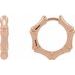 Bamboo Hoop Earrings