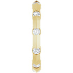 Channel-Set Knife Eternity Band