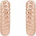 Rope Huggie Hoop Earrings