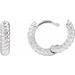 Rope Huggie Hoop Earrings