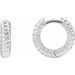 Rope Huggie Hoop Earrings
