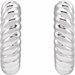 Rope Huggie Hoop Earrings
