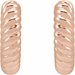 Rope Huggie Hoop Earrings