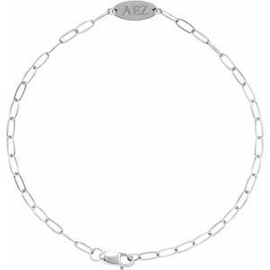 Engravable Oval Bracelet