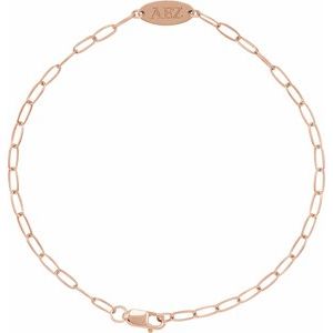 Engravable Oval Bracelet