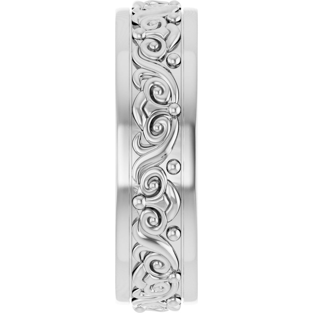 Sculptural Flat Band