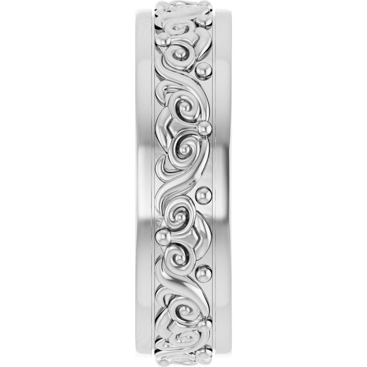 Sculptural Flat Band