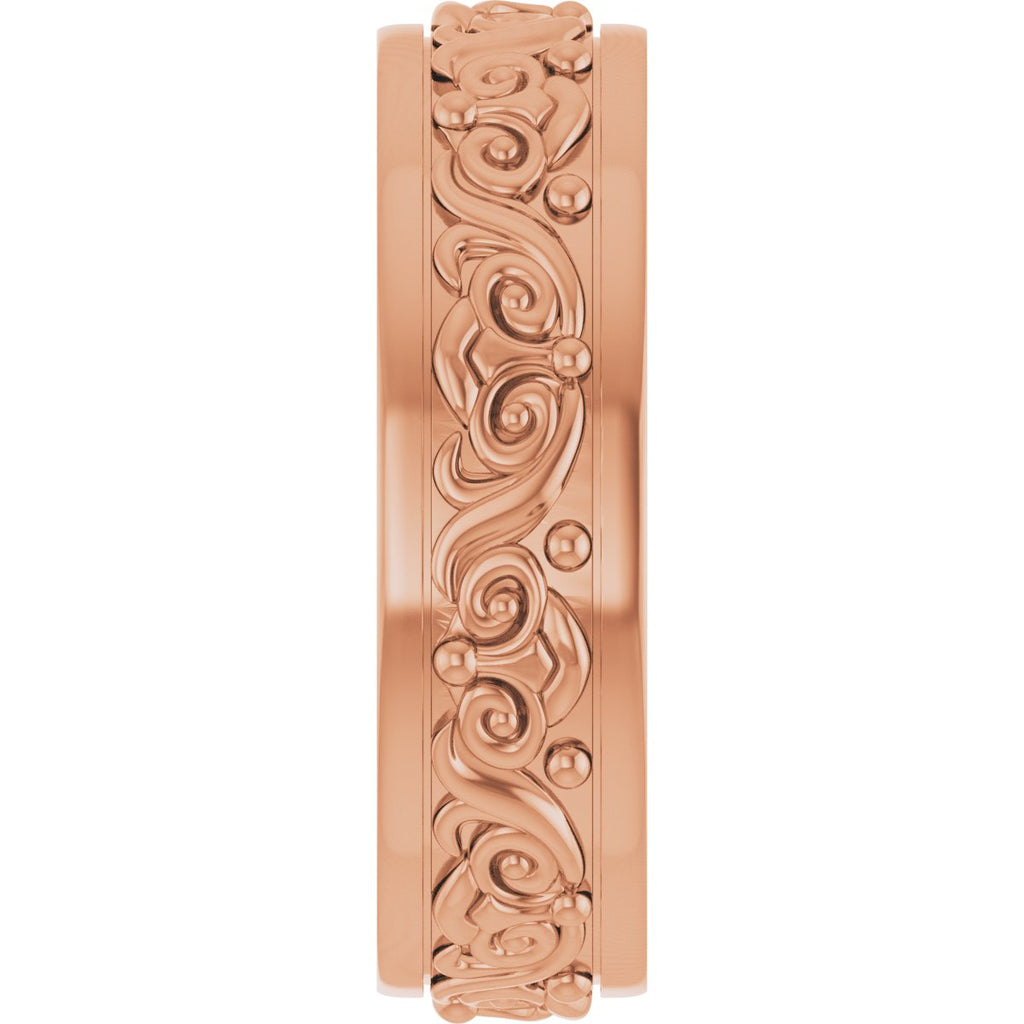 Sculptural Flat Band
