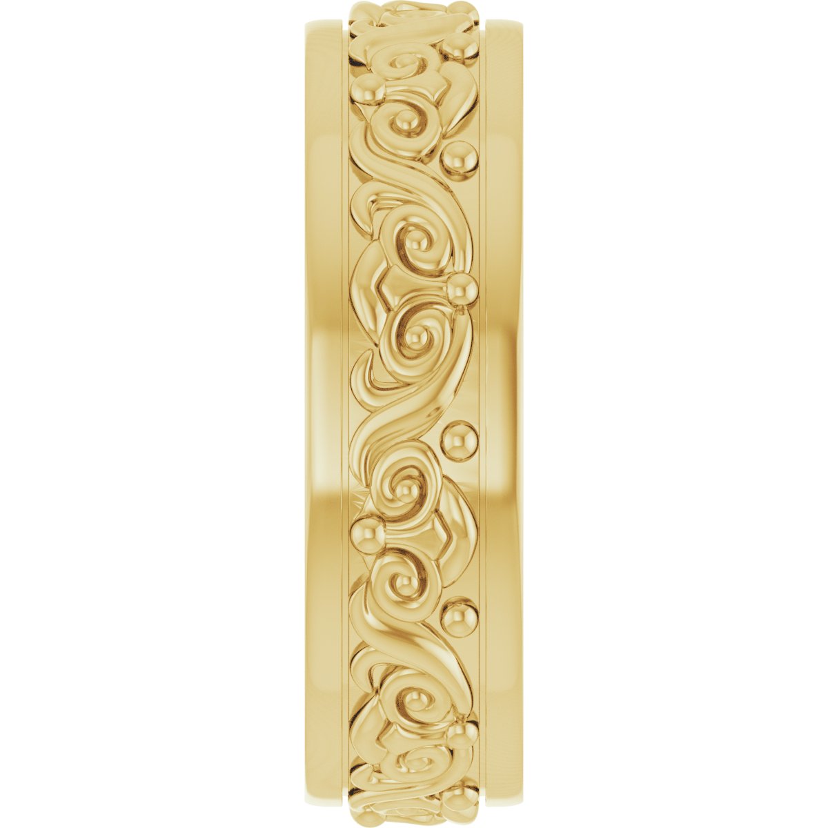 Sculptural Flat Band