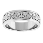 Sculptural Flat Band