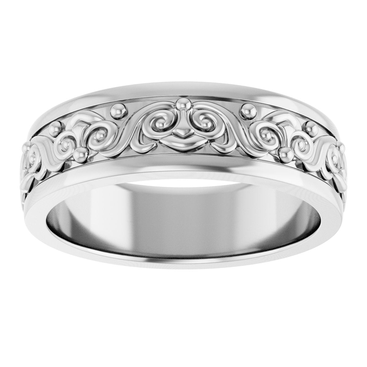 Sculptural Flat Band