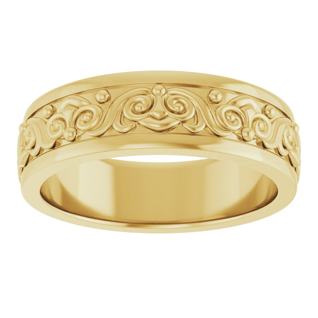 Sculptural Flat Band