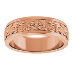 Sculptural Flat Band