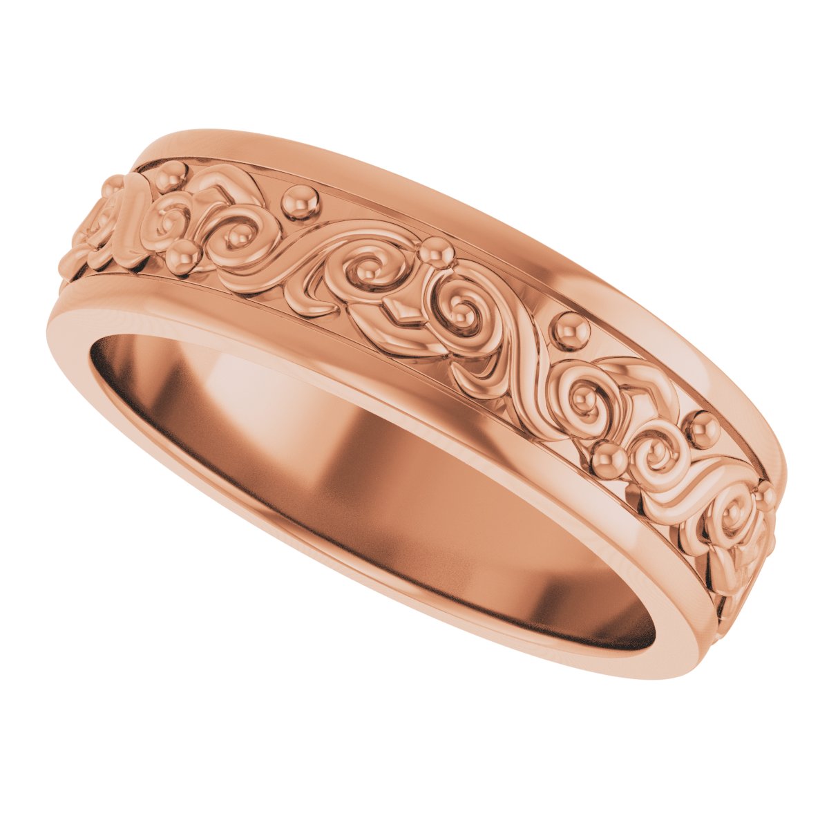 Sculptural Flat Band