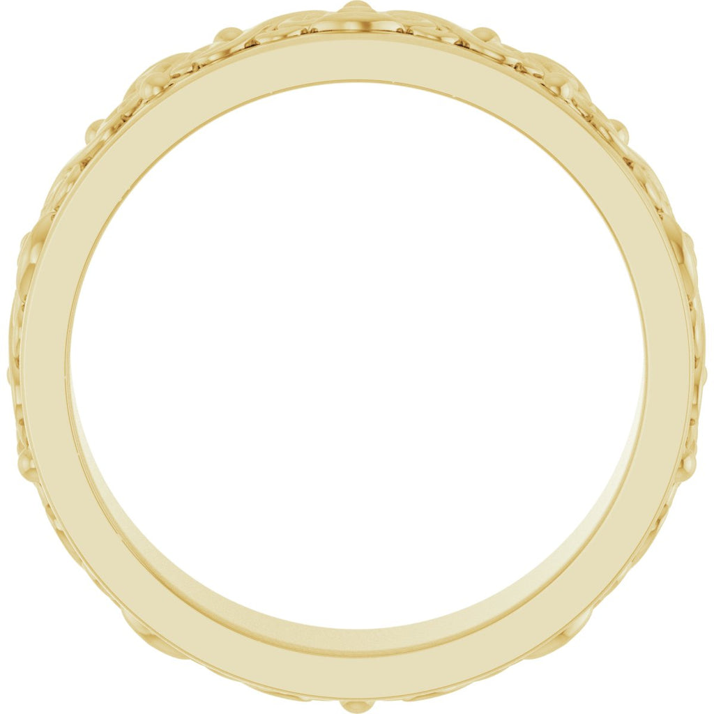 Sculptural Flat Band