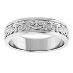 Sculptural Flat Band