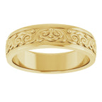 Sculptural Flat Band