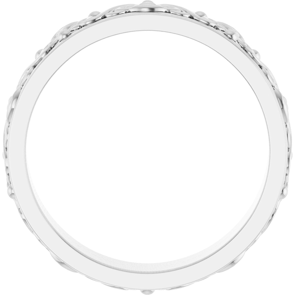 Sculptural Flat Band