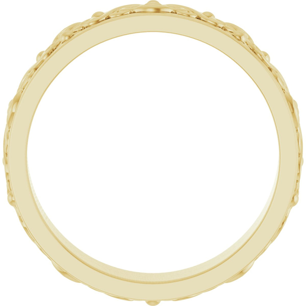 Sculptural Flat Band