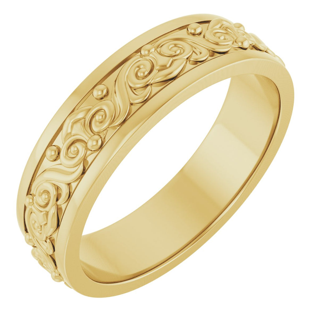 Sculptural Flat Band