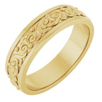 Sculptural Flat Band