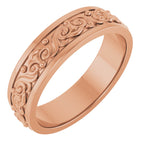 Sculptural Flat Band