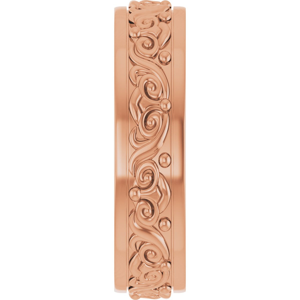 Sculptural Flat Band