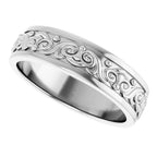 Sculptural Flat Band