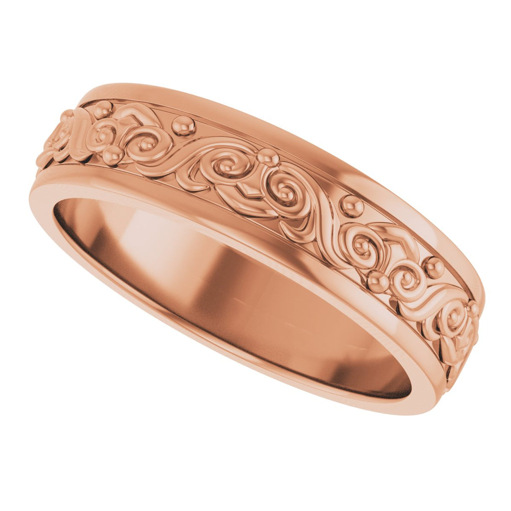 Sculptural Flat Band
