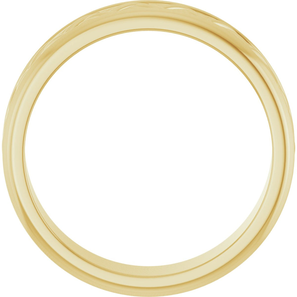 Woven-Design Flat Band