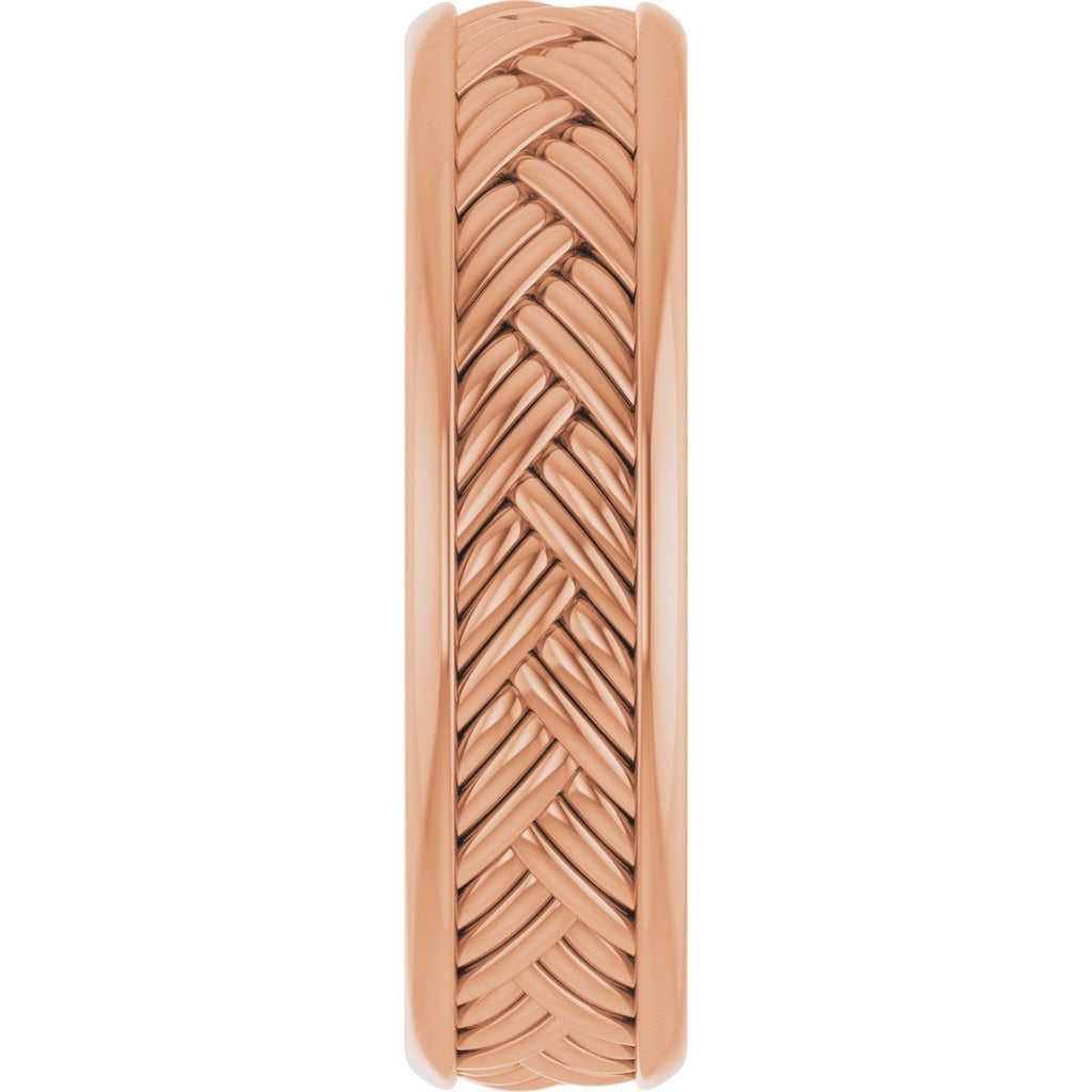 Woven-Design Flat Band