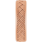 Woven-Design Flat Band