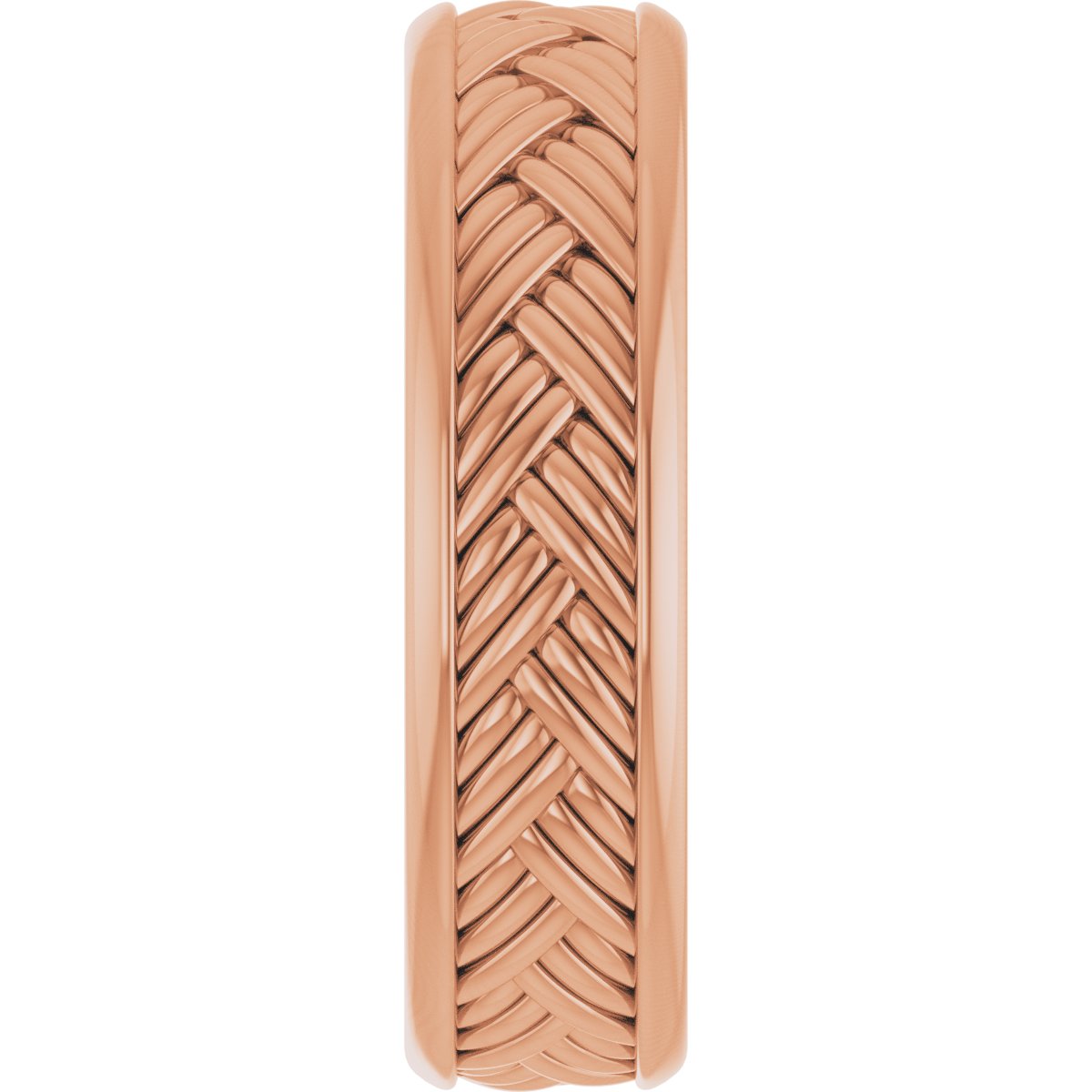 Woven-Design Flat Band