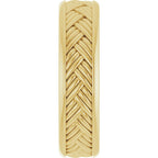 Woven-Design Flat Band