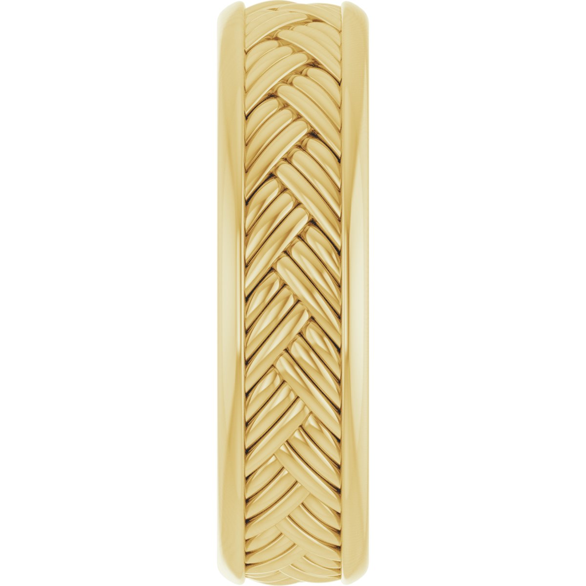 Woven-Design Flat Band