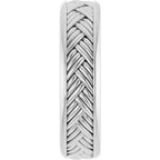 Woven-Design Flat Band