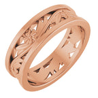 Floral Flat Band