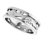 Floral Flat Band