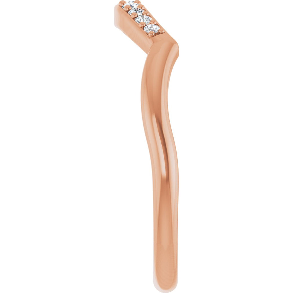 Double Claw-Prong Three-Stone Engagement Ring or Band