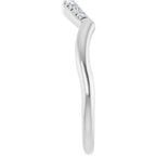 Double Claw-Prong Three-Stone Engagement Ring or Band